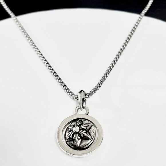 Chrome Hearts Black and Silver Pendant Necklace - Picture 5 of 6